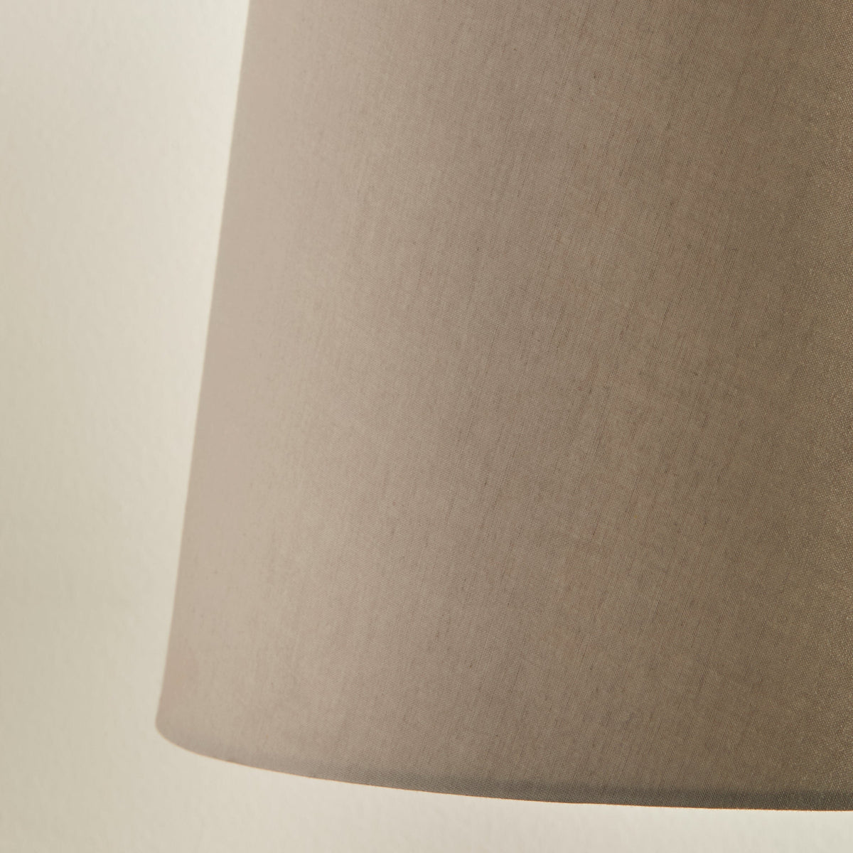Coningsby Cotton Taupe Lamp shade - 40cm