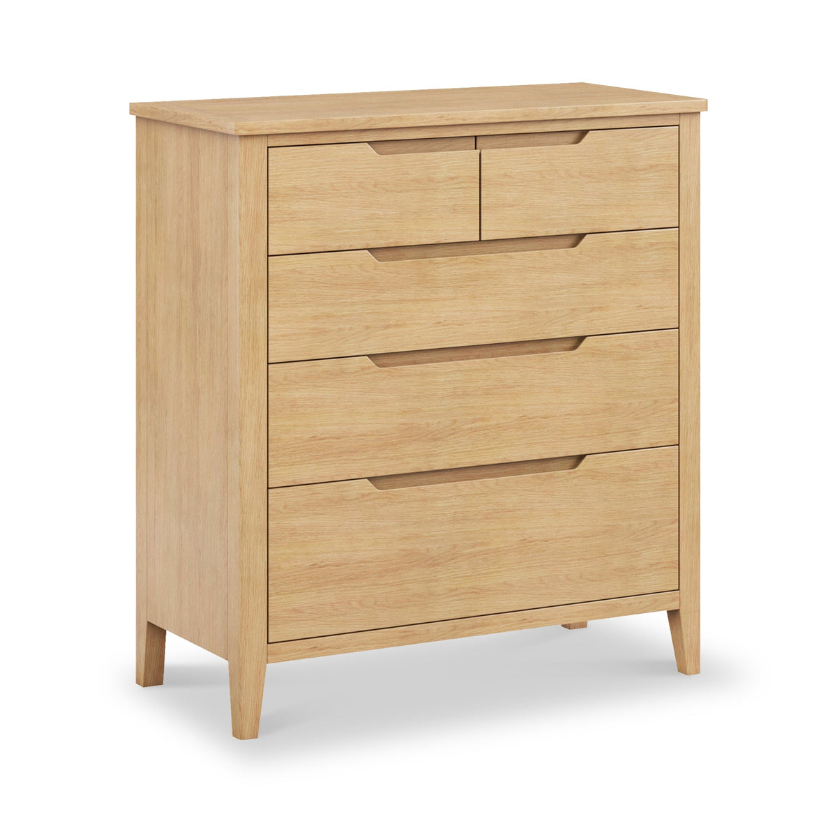 Camdale Oak 2 over 3 Drawer Chest