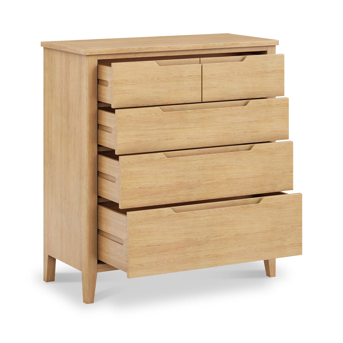 Camdale Oak 2 over 3 Drawer Chest