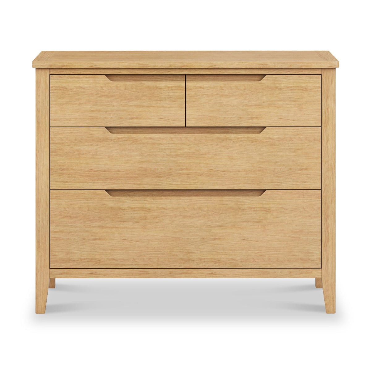 Camdale Oak 4 Drawer Wide Chest