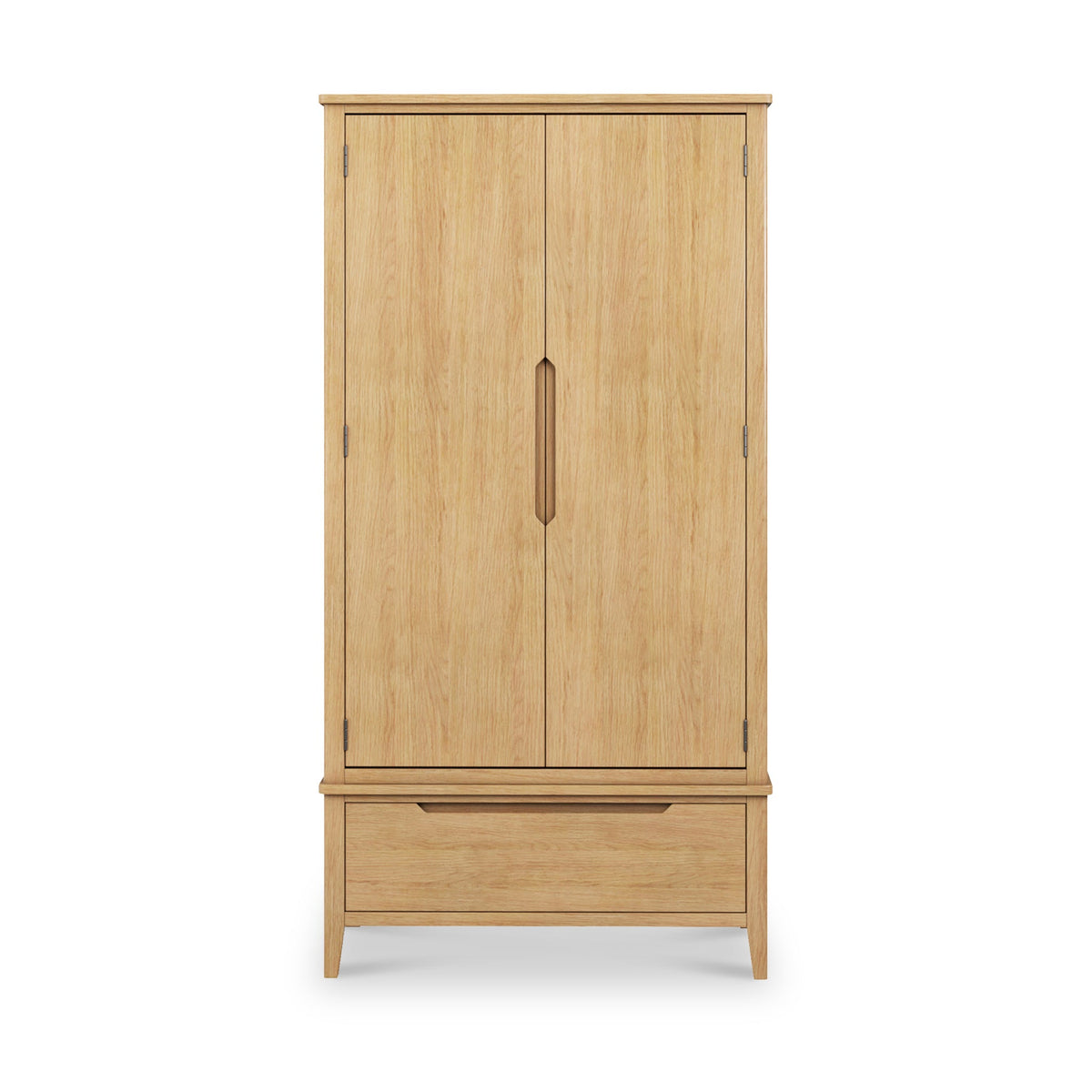 Camdale Oak Double Wardrobe with Drawer