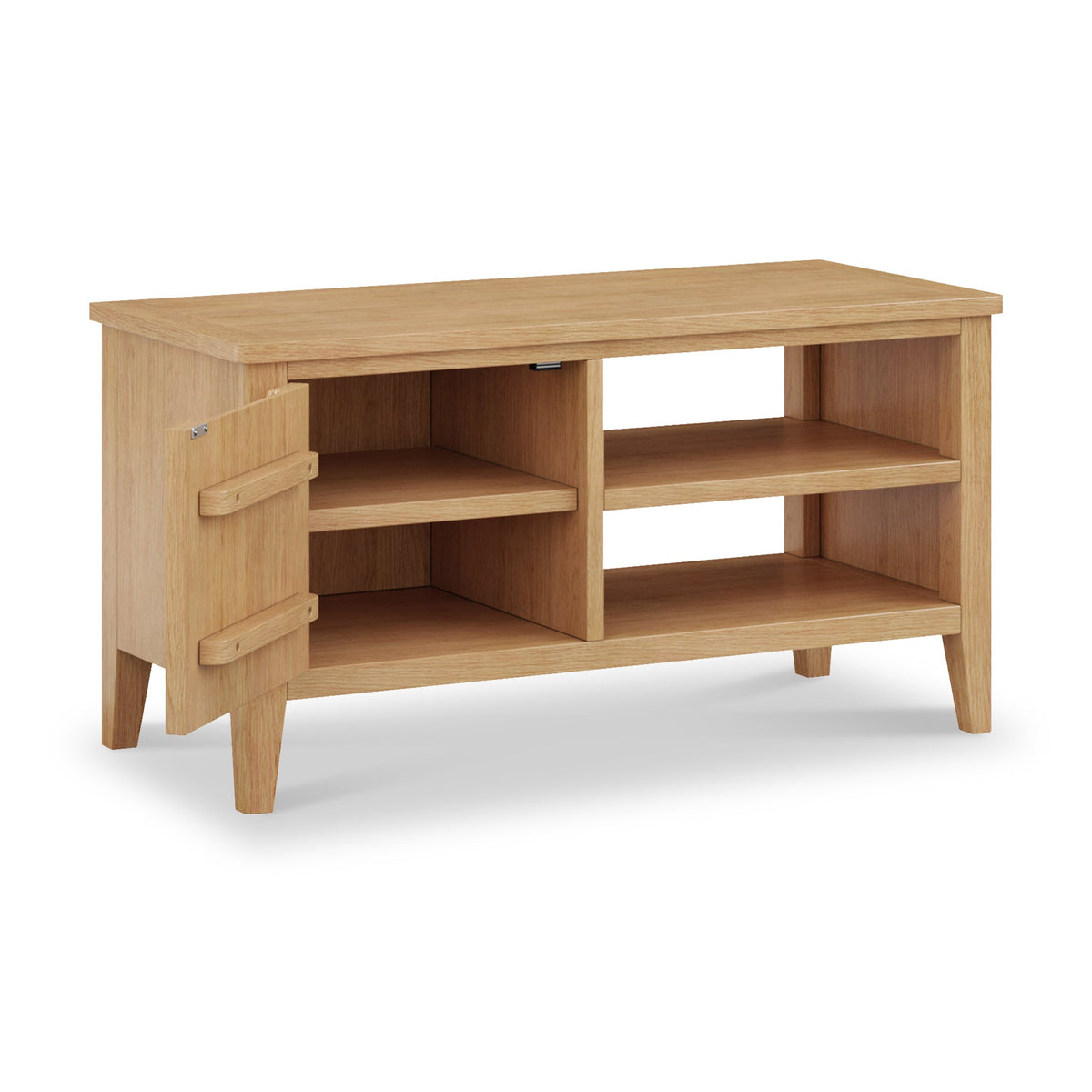 Durham Oak Small 90cm TV Unit
