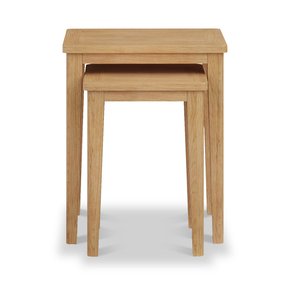 Durham Oak Nest of 2 Tables