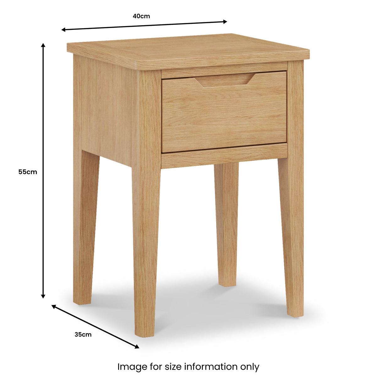 Durham Oak Side Table