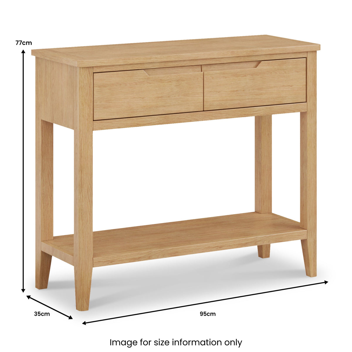 Durham Oak Console Table