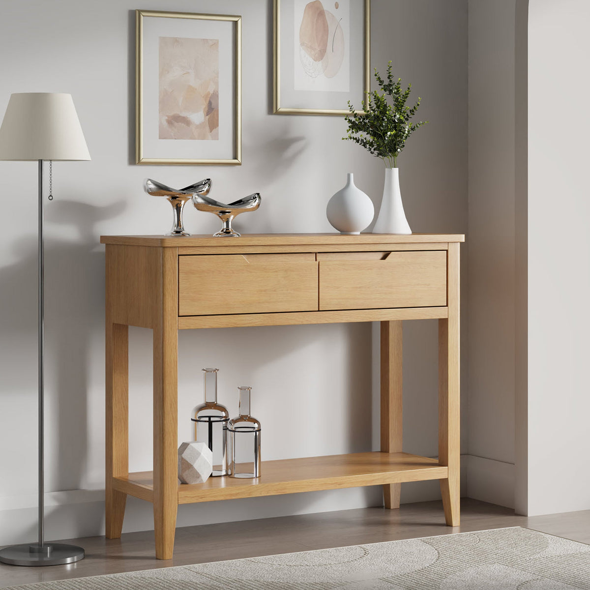 Durham Oak Console Table