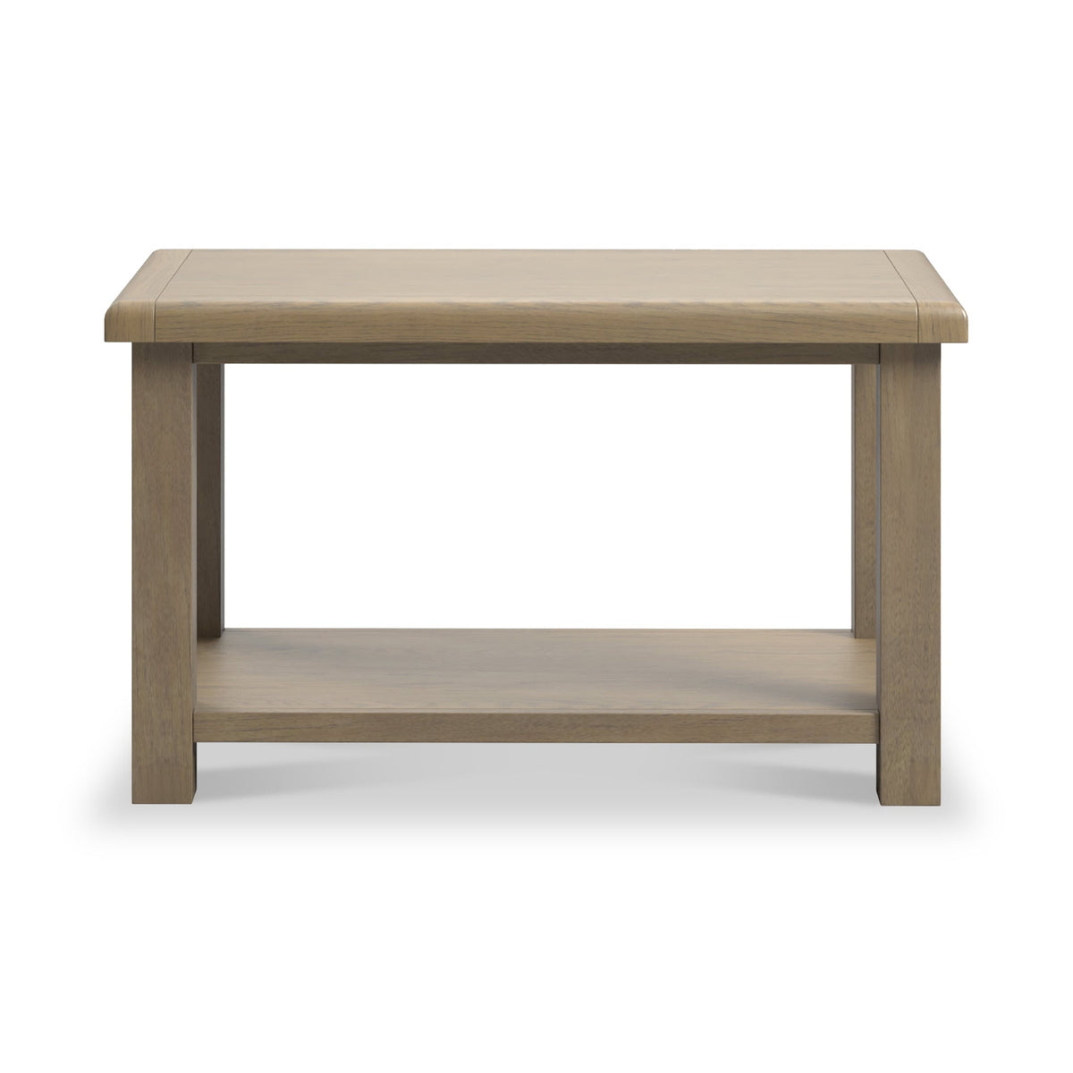 Taunton Smoked Oak Coffee Table with Shelf