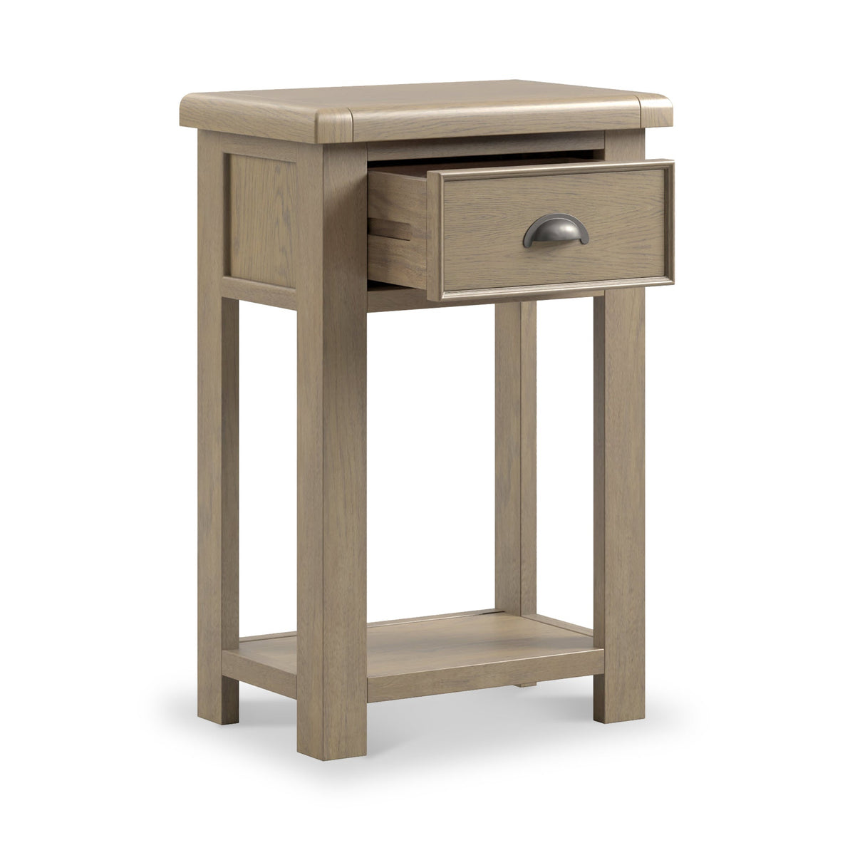 Taunton Smoked Oak Side Table