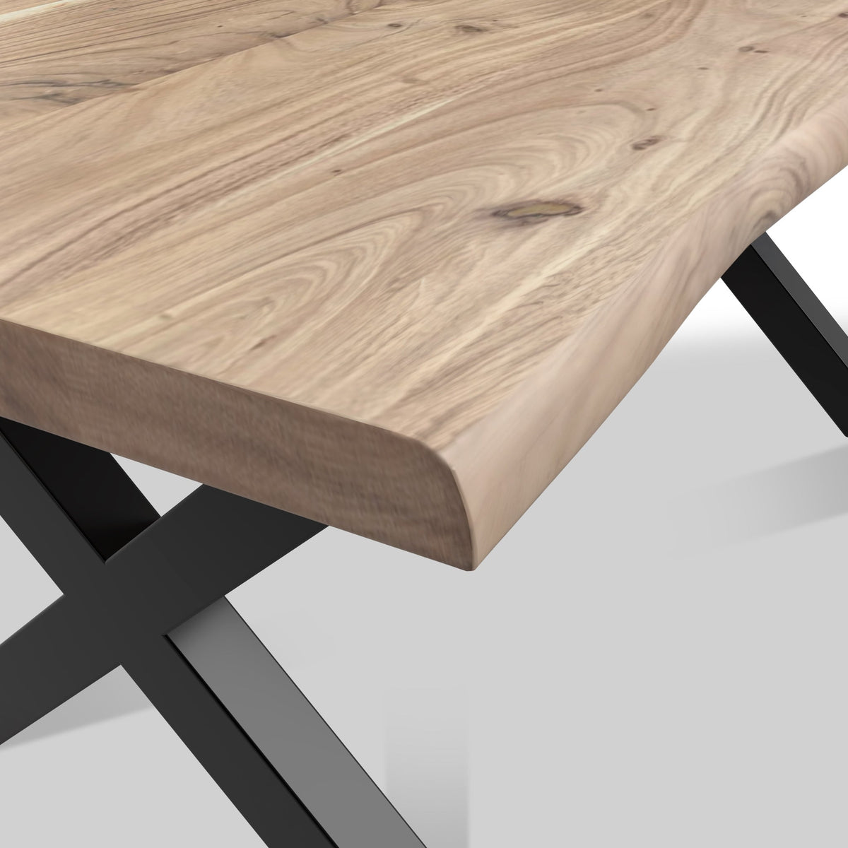 Petra Acacia 180cm Dining Table with X Leg