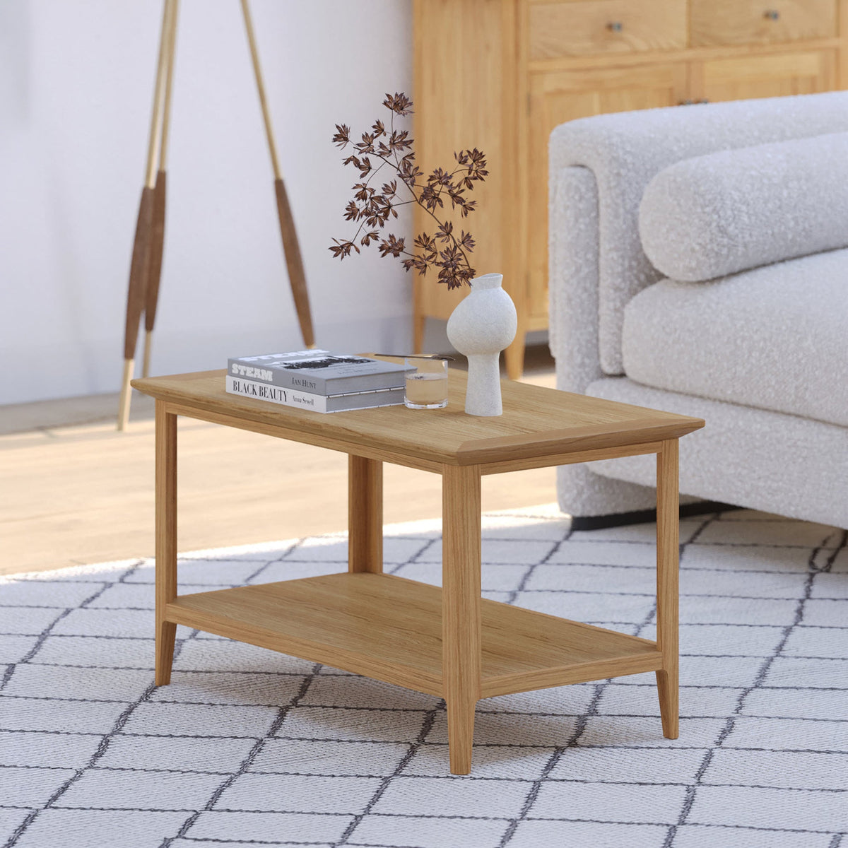Towan Coffee Table With Shelf