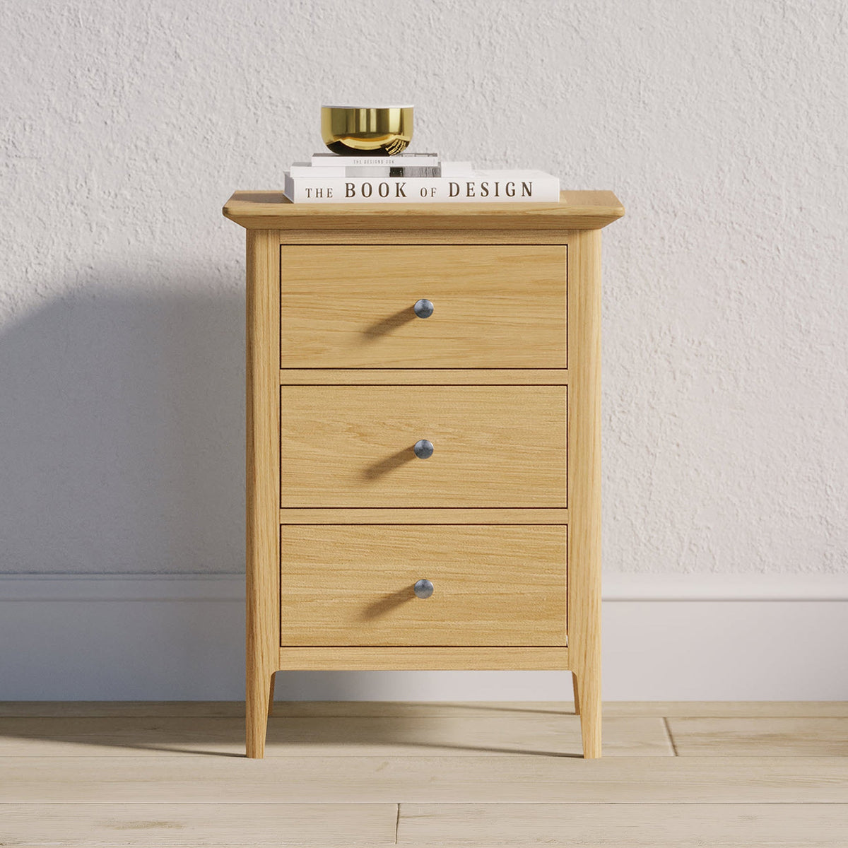 Towan 3 Drawer Bedside Table