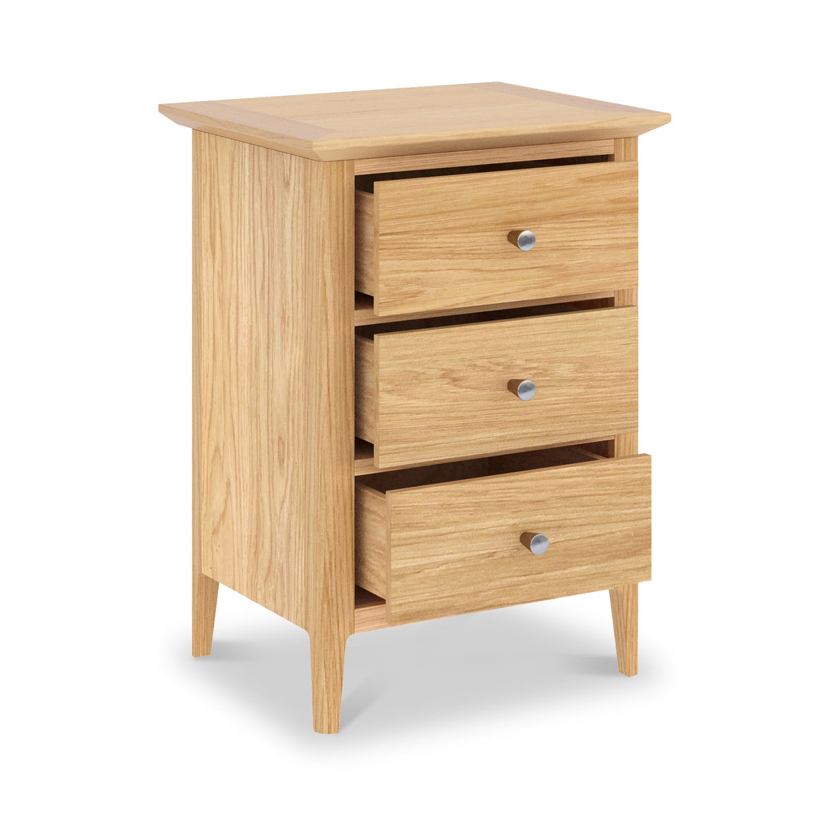 Towan Small 3 Drawer Bedside Table