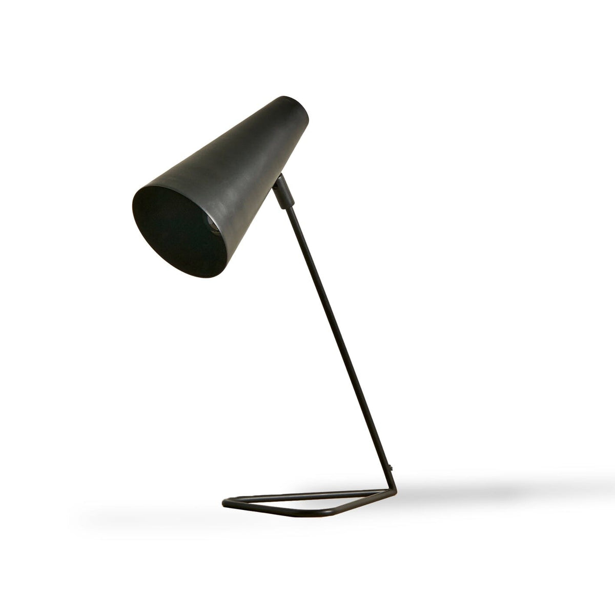 Thurdon 53cm Metal Desk Lamp - Black