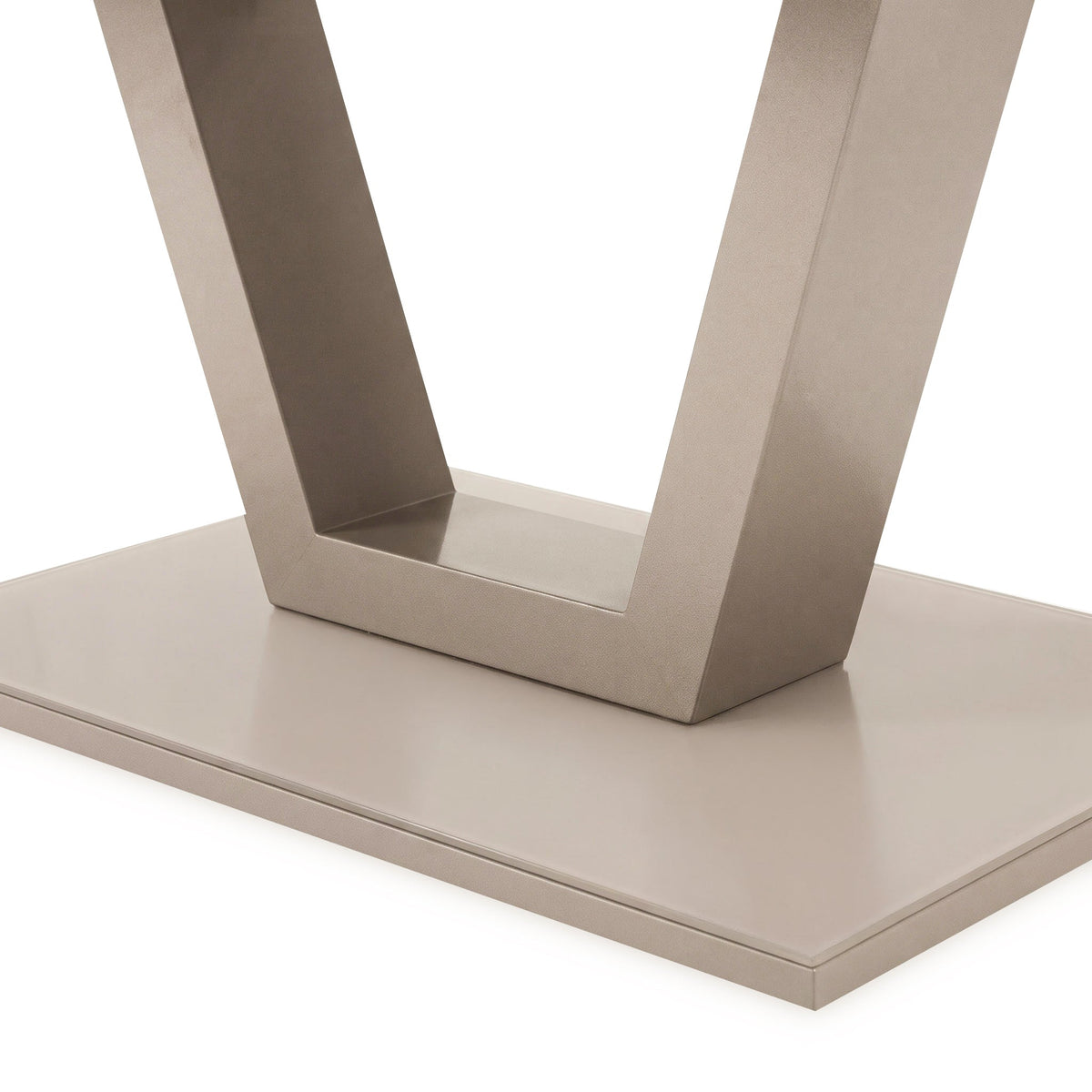 Marco Latte Gloss 160cm Rectangular Dining Table