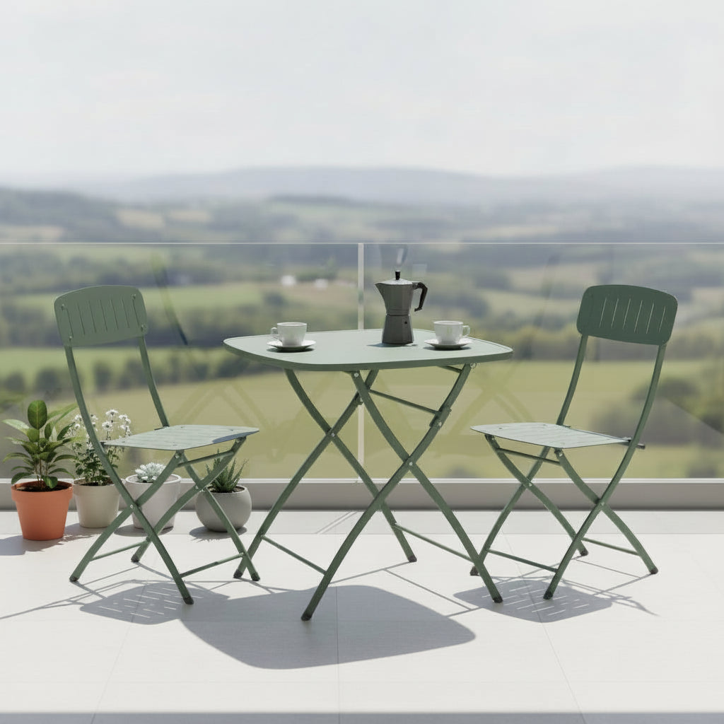 Venice 70cm Square Bistro Set