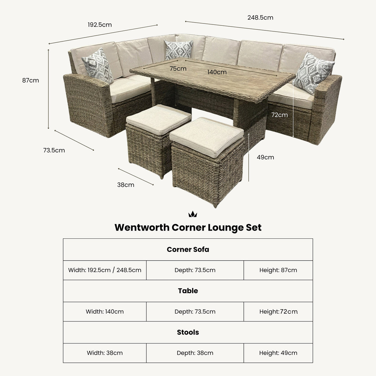 Wentworth Corner Lounge Set