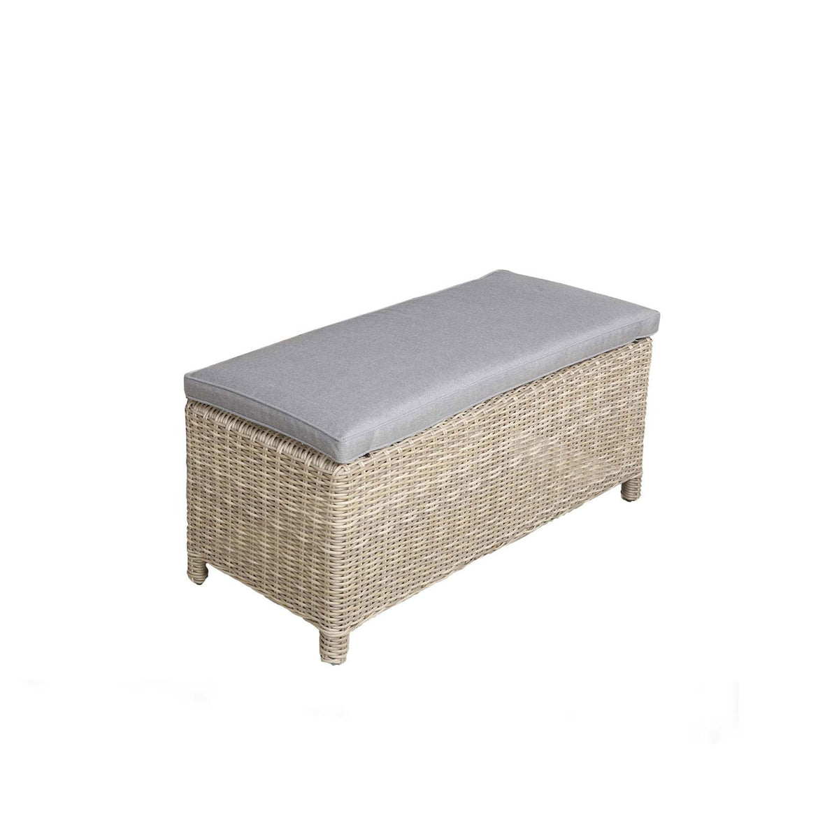 Wentworth 170cm Fire Pit Dine or Lounge Rattan Set with Bench