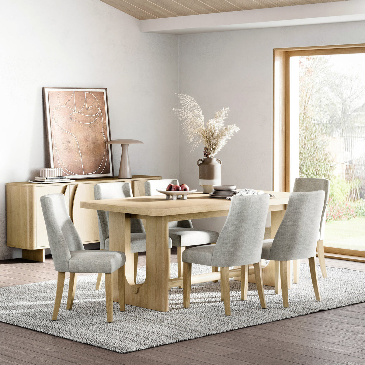 Whitstone Oak Large 191-236cm Extending Dining Table