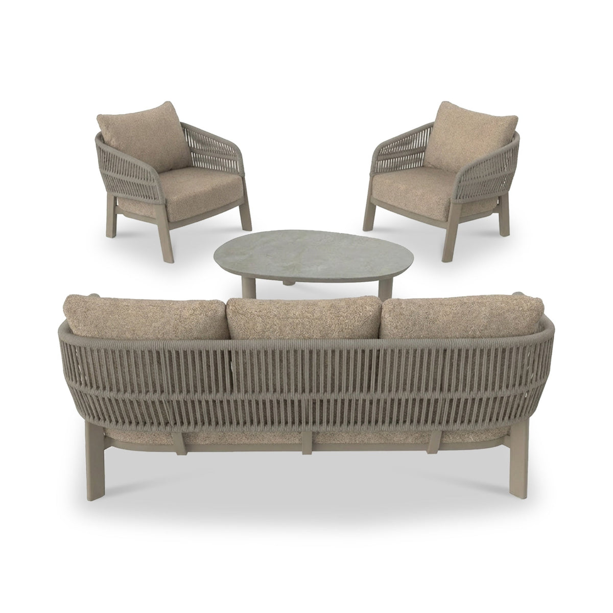 Zuro 5 Seater Lounging Set with Coffee Table