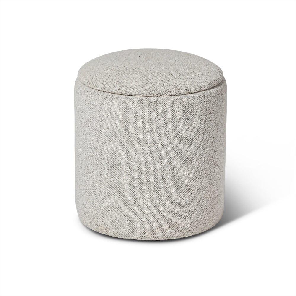 Abigail Storage Pouffe/Footstool - Dove Grey