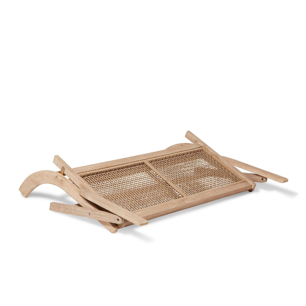 Akira Wooden Garden Rope Folding Bench