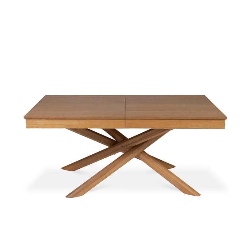 Amelia Oak Wood Dining Table - Extendable