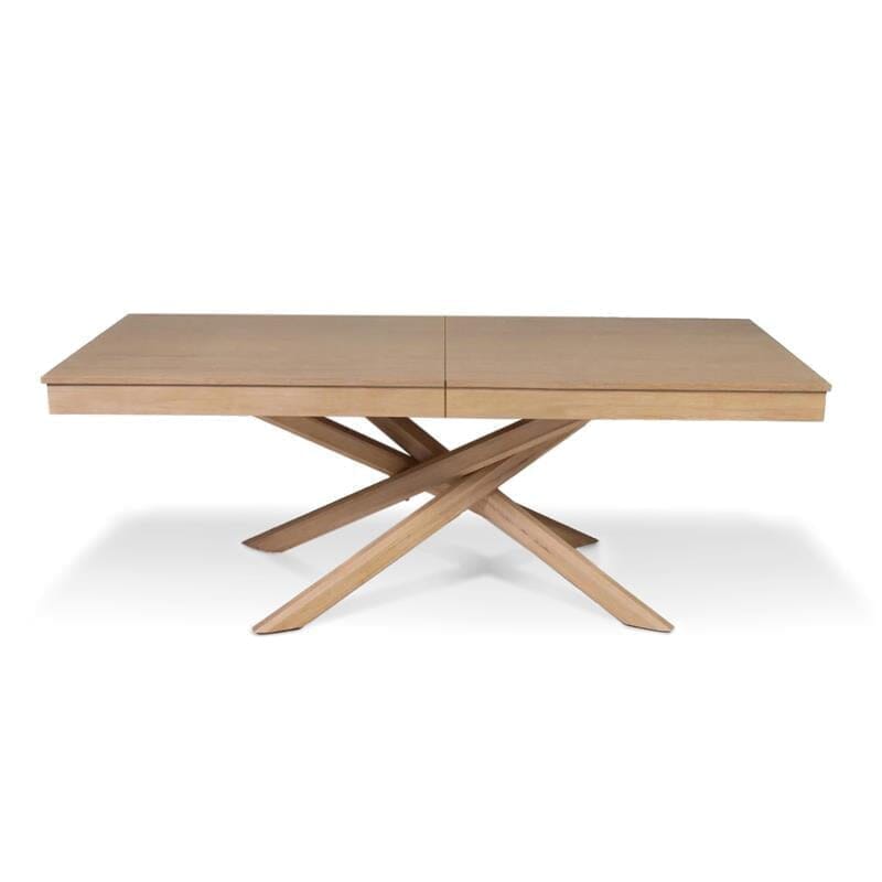 Amelia Whitewash Wood Dining Table - Extendable