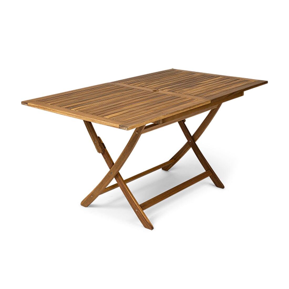 Ashby 4 Seater Wooden Rectangle Folding Dining Table - 120cm