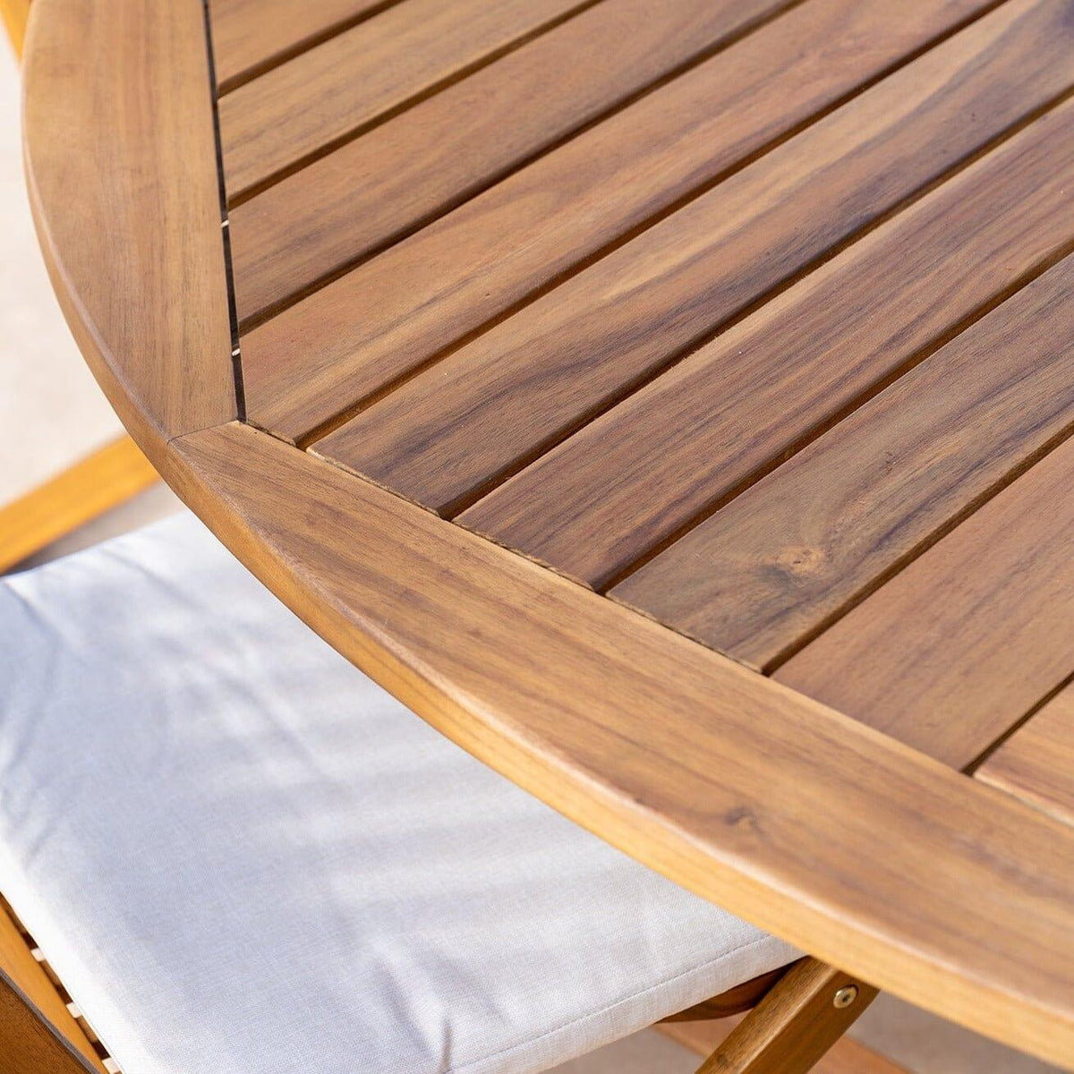 Ashby 8 Seater Wooden Round Garden Dining Set with Arms - 160cm