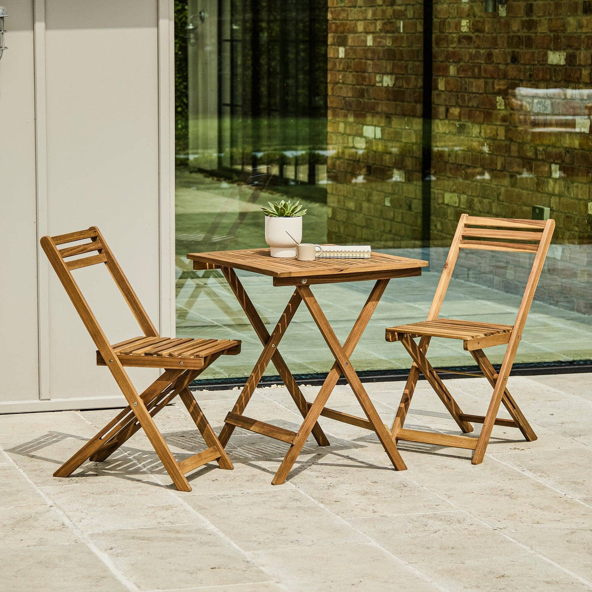 Ashby Wooden Garden Bistro Dining Set