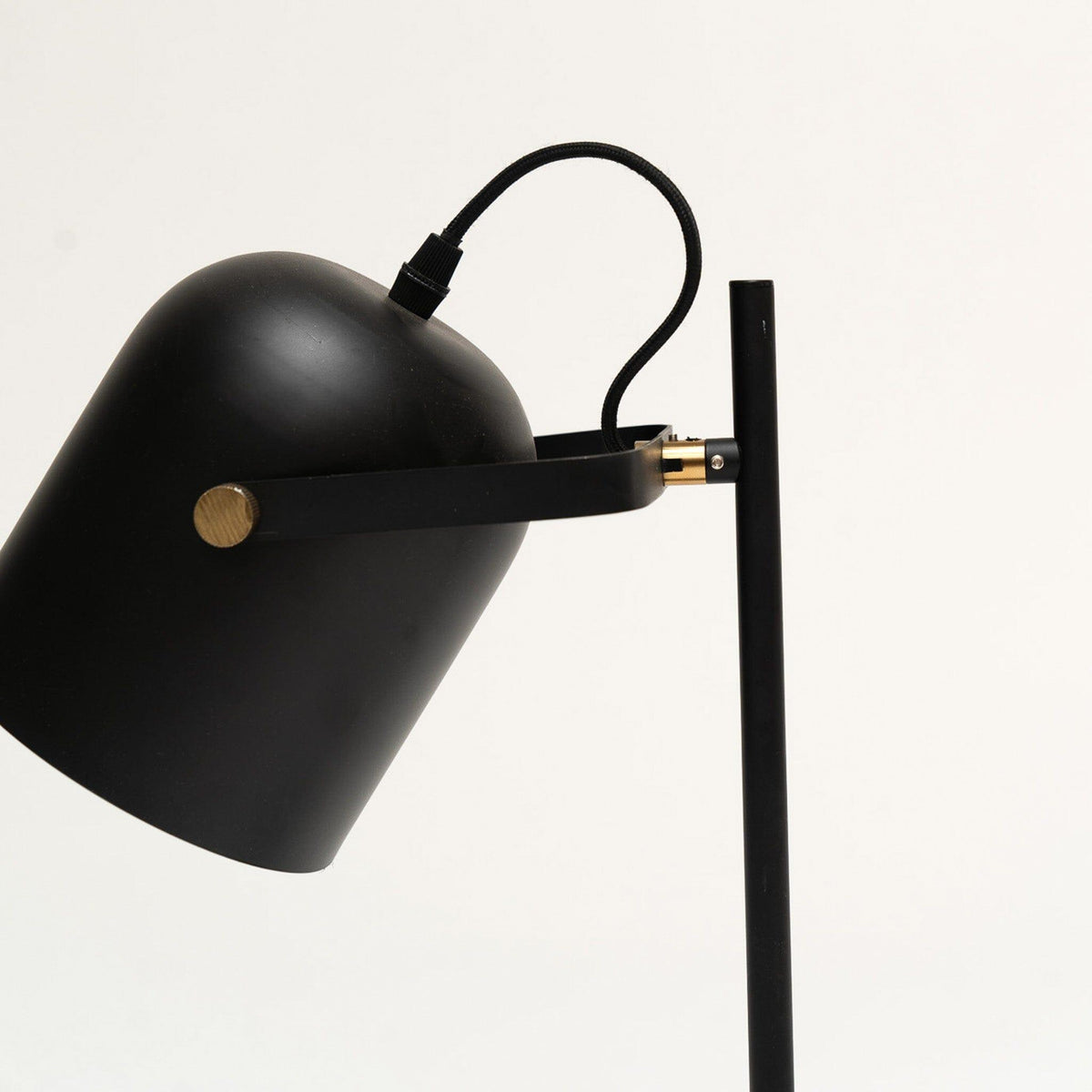 Outlet - Birstall 41cm Metal Desk Lamp - Black