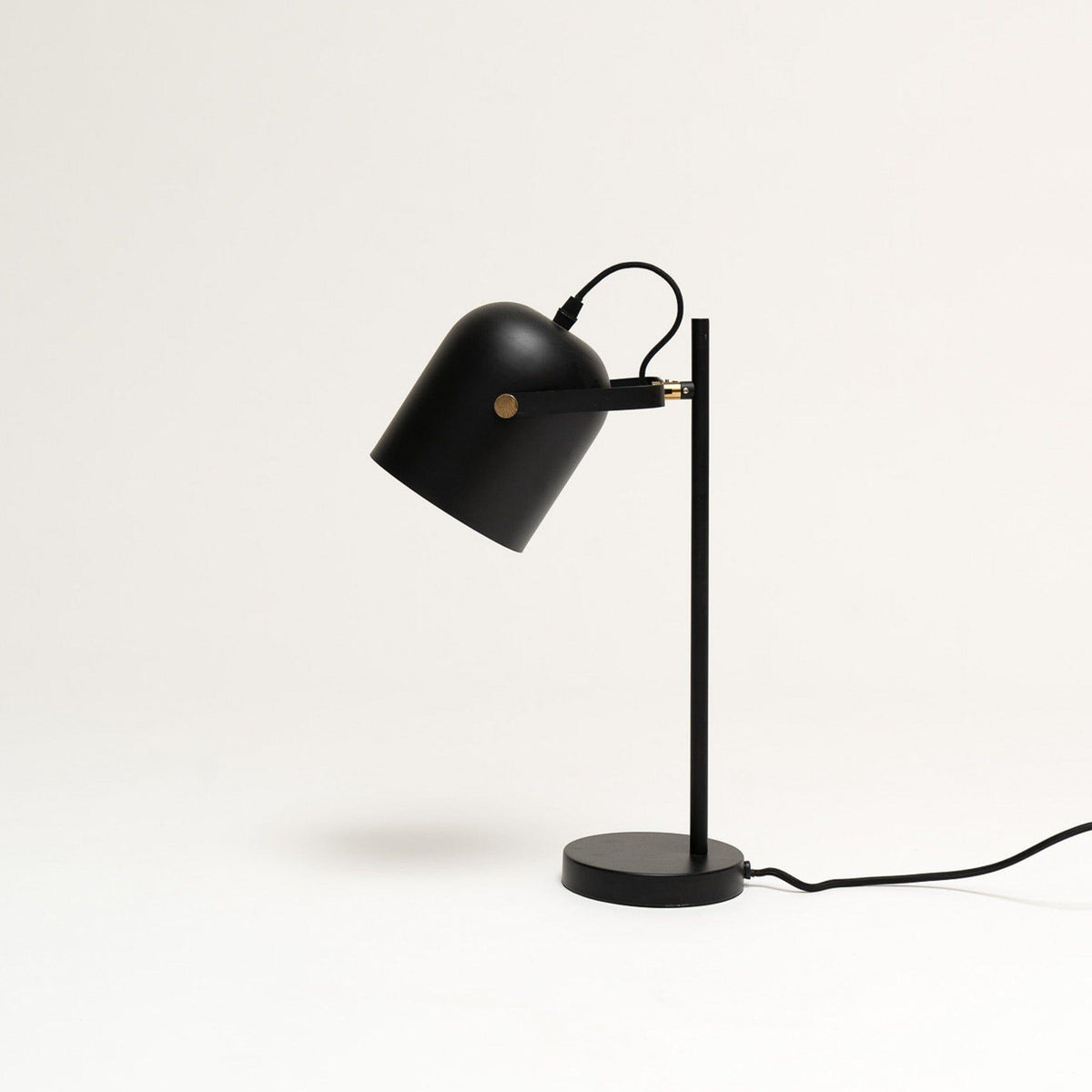Outlet - Birstall 41cm Metal Desk Lamp - Black