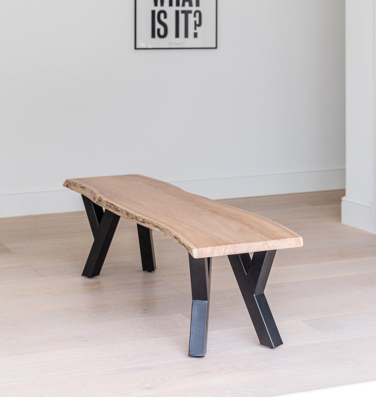 Bosco 4 Seater Acacia Wood Dining Bench - Natural