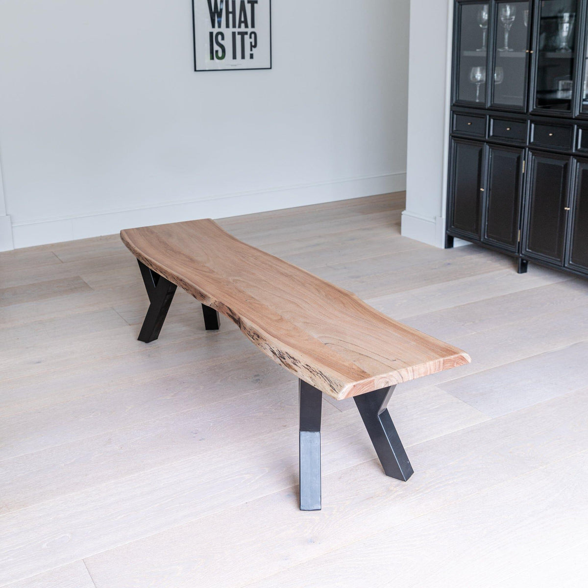 Bosco 4 Seater Acacia Wood Dining Bench - Natural