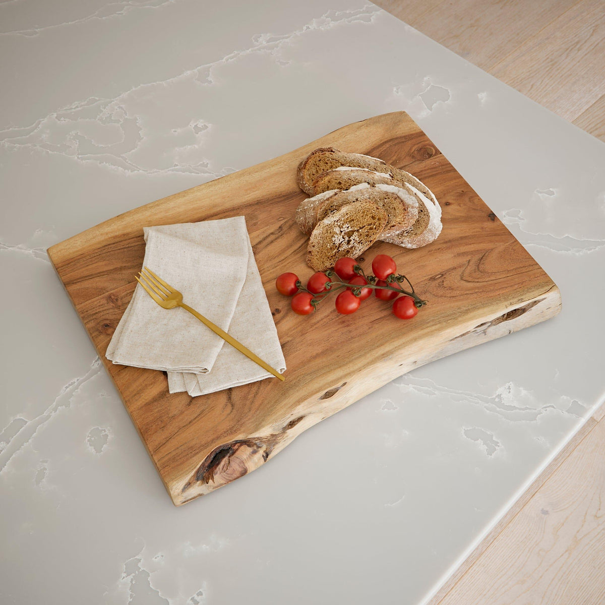 Bosco 50x35cm Wooden Serving Board - Natural