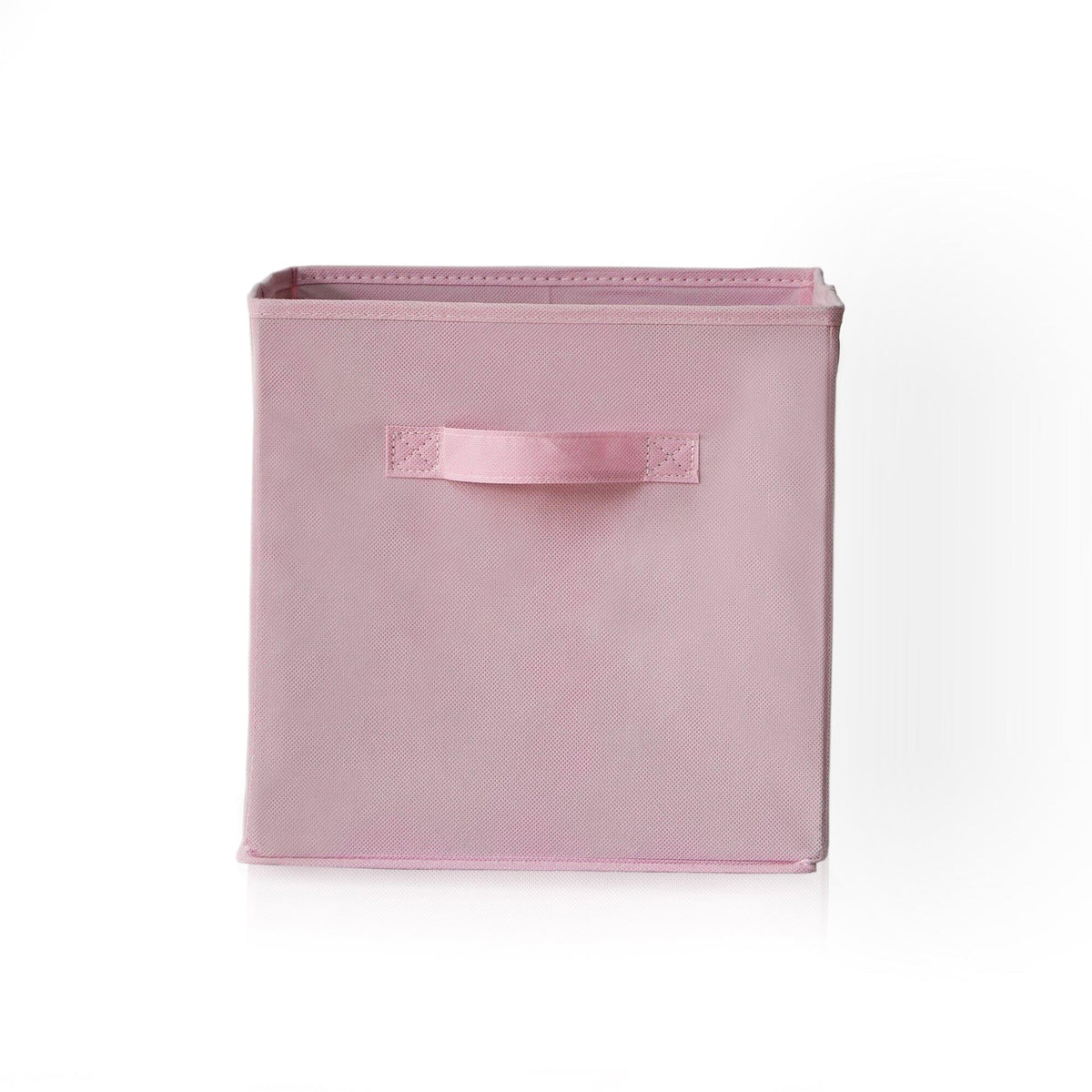 Cara Fabric Cube Storage Box - Large - Pink