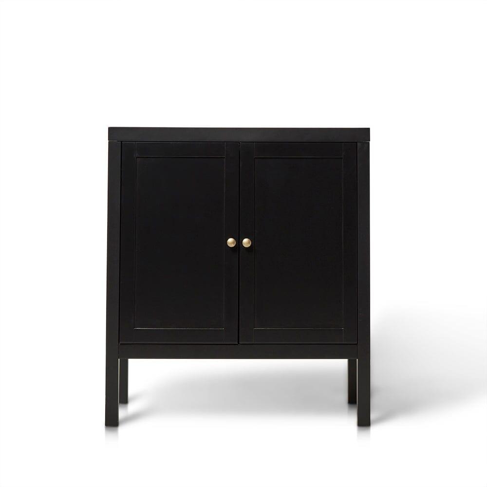 Charlie 2 Door Small Sideboard - Noir Black