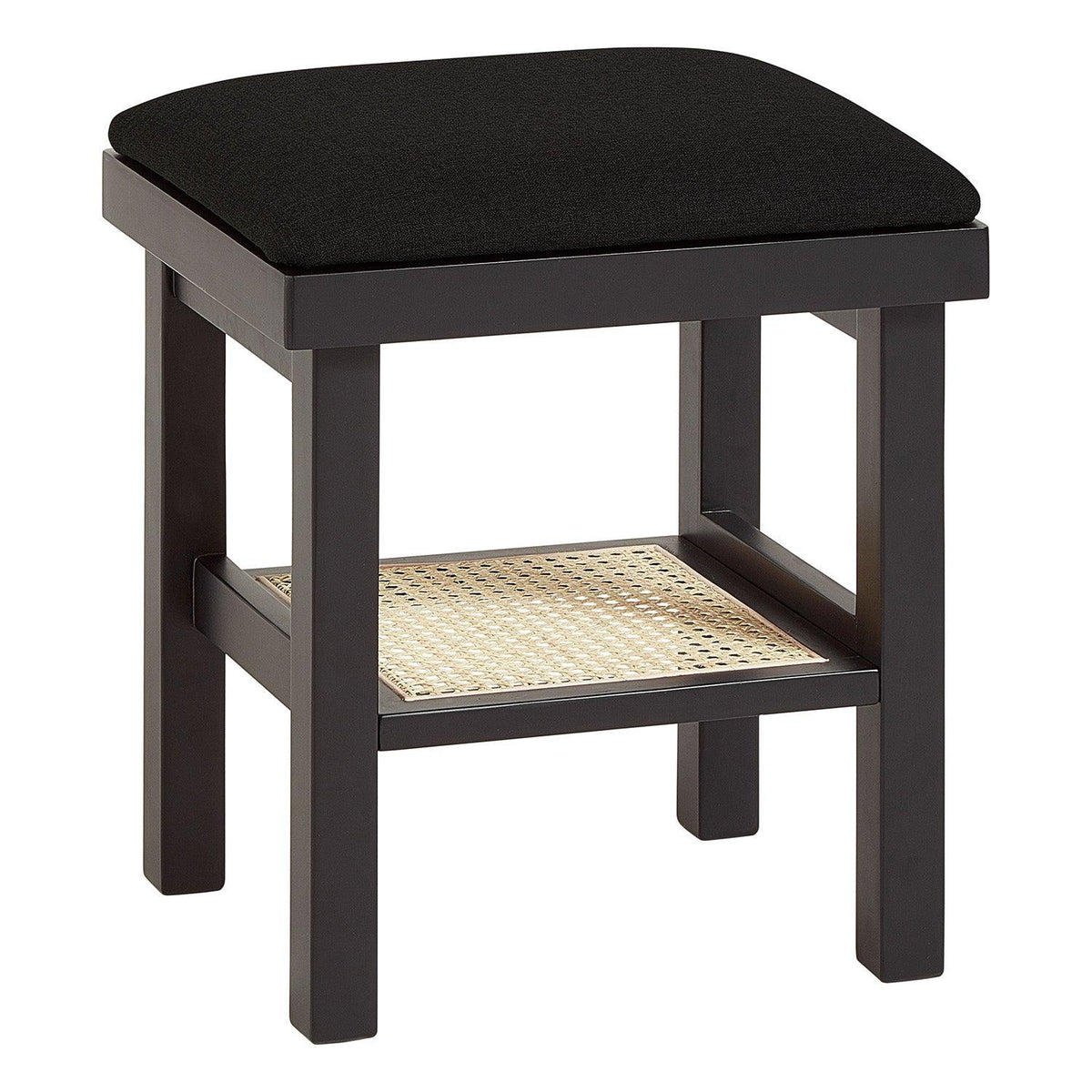 Charlie Black Dressing Table Stool