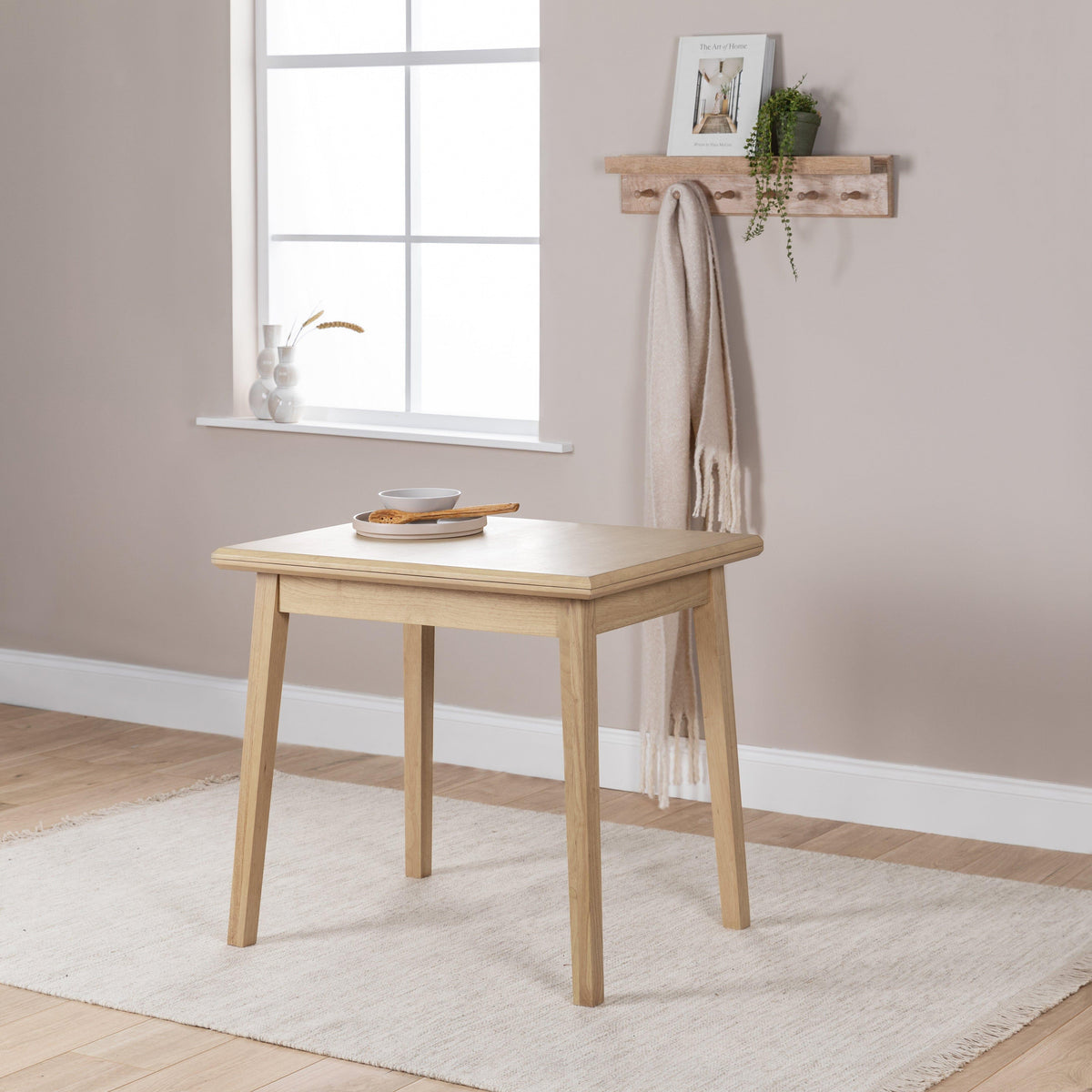 OUTLET - Charlie Pale Oak Dining Table - Extendable
