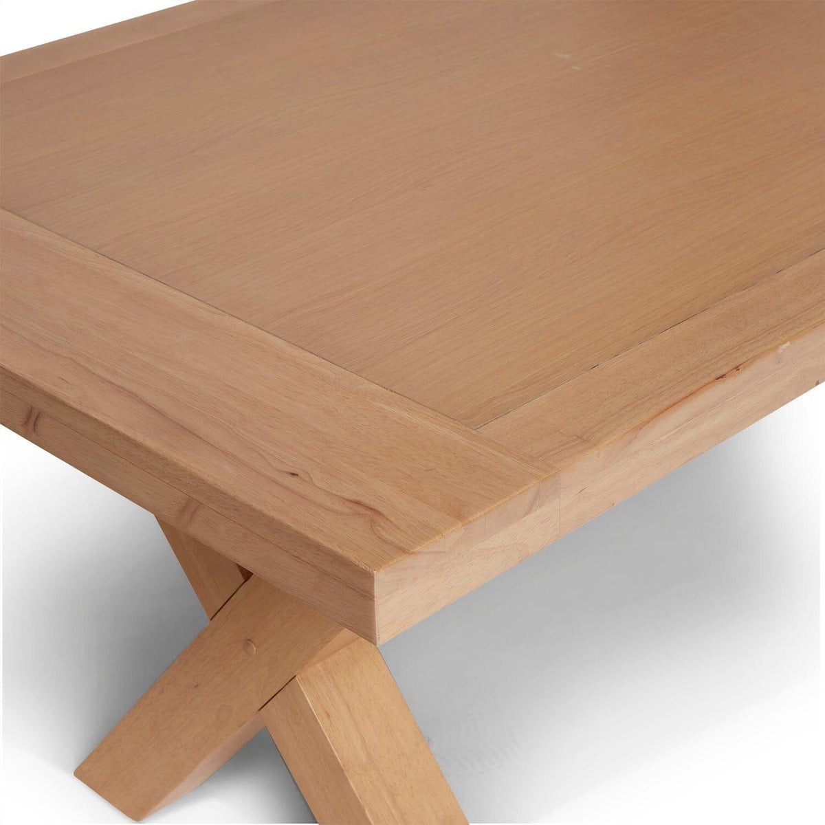 Charlotte Extendable Table 190cm with 2 150cm Dining Benches - Pale Oak