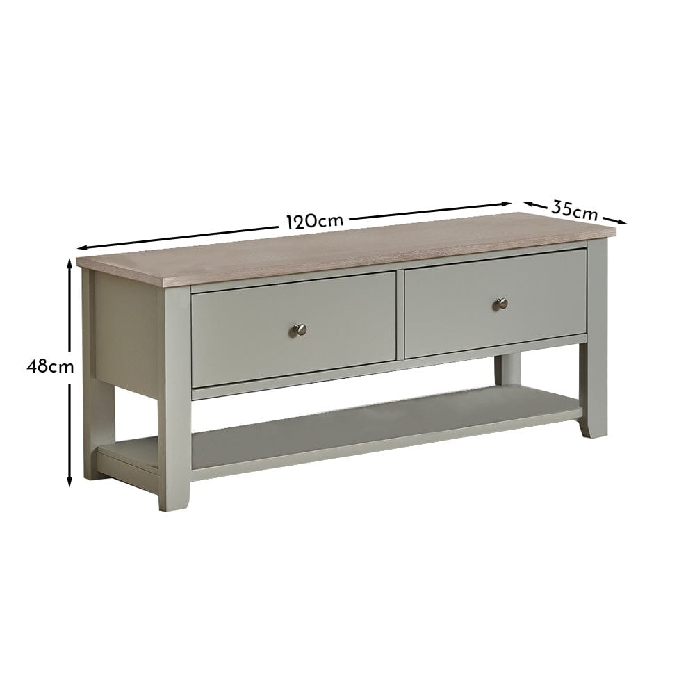 Chatsworth Linen Grey TV Unit