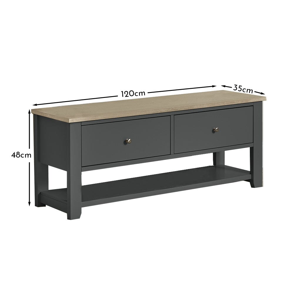 Chatsworth Slate Grey TV Unit