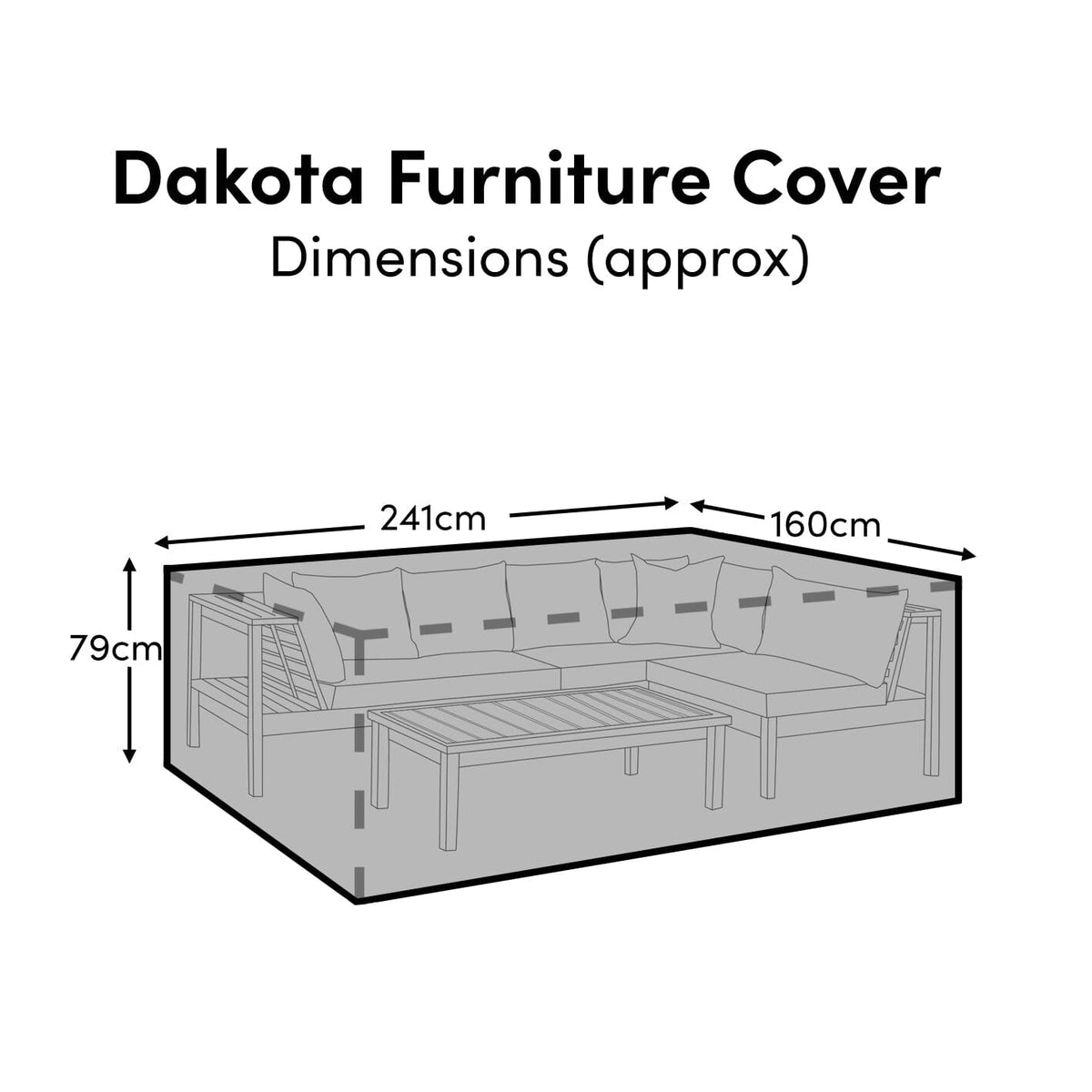 Garden Corner Sofa Set Furniture Cover