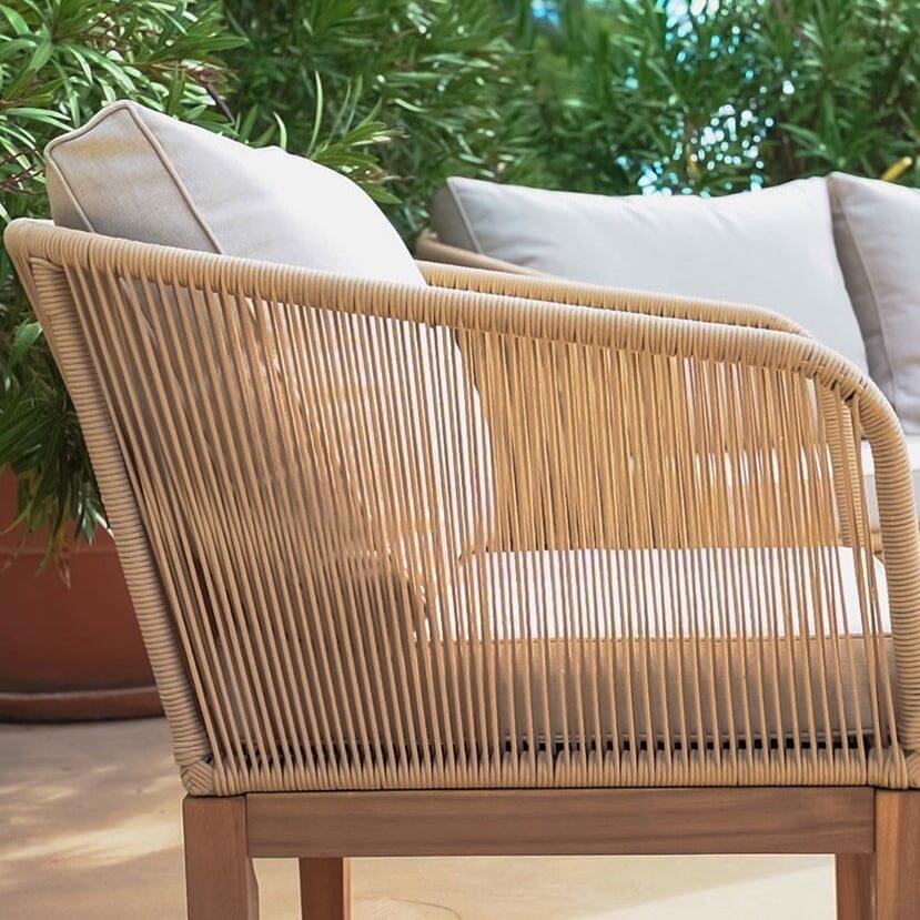 Eaden Rope Conversation Set - Natural
