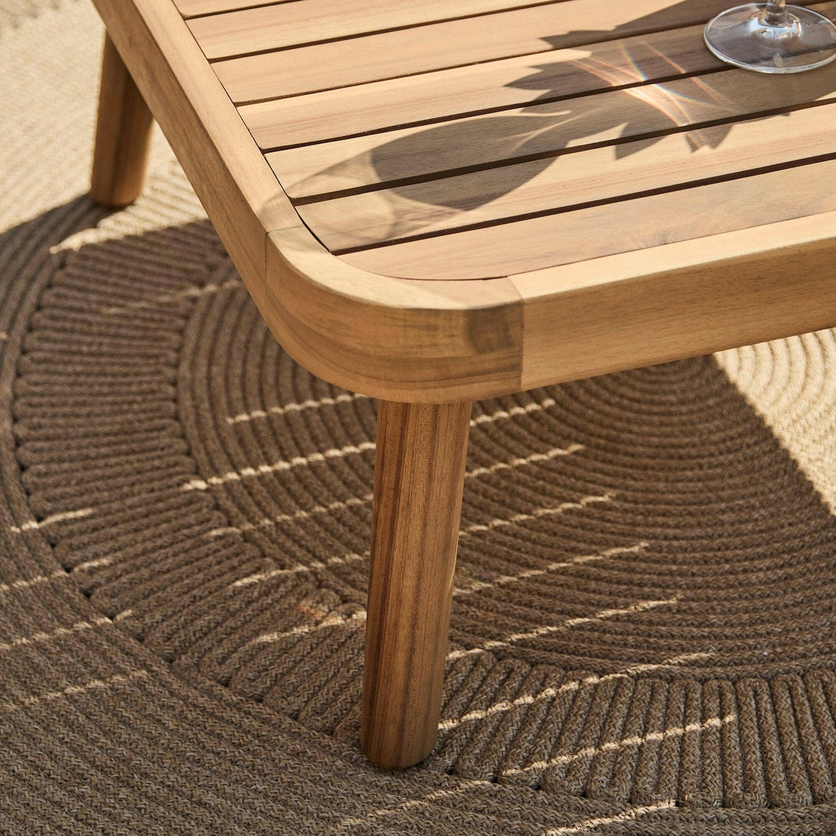 Eaden Rope Corner Coffee Set - Natural