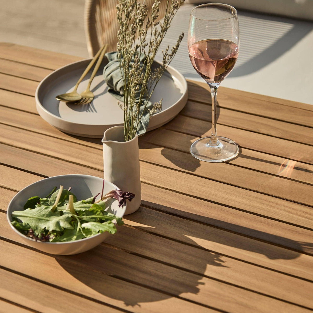Eaden Rope Corner Dining Set - Natural