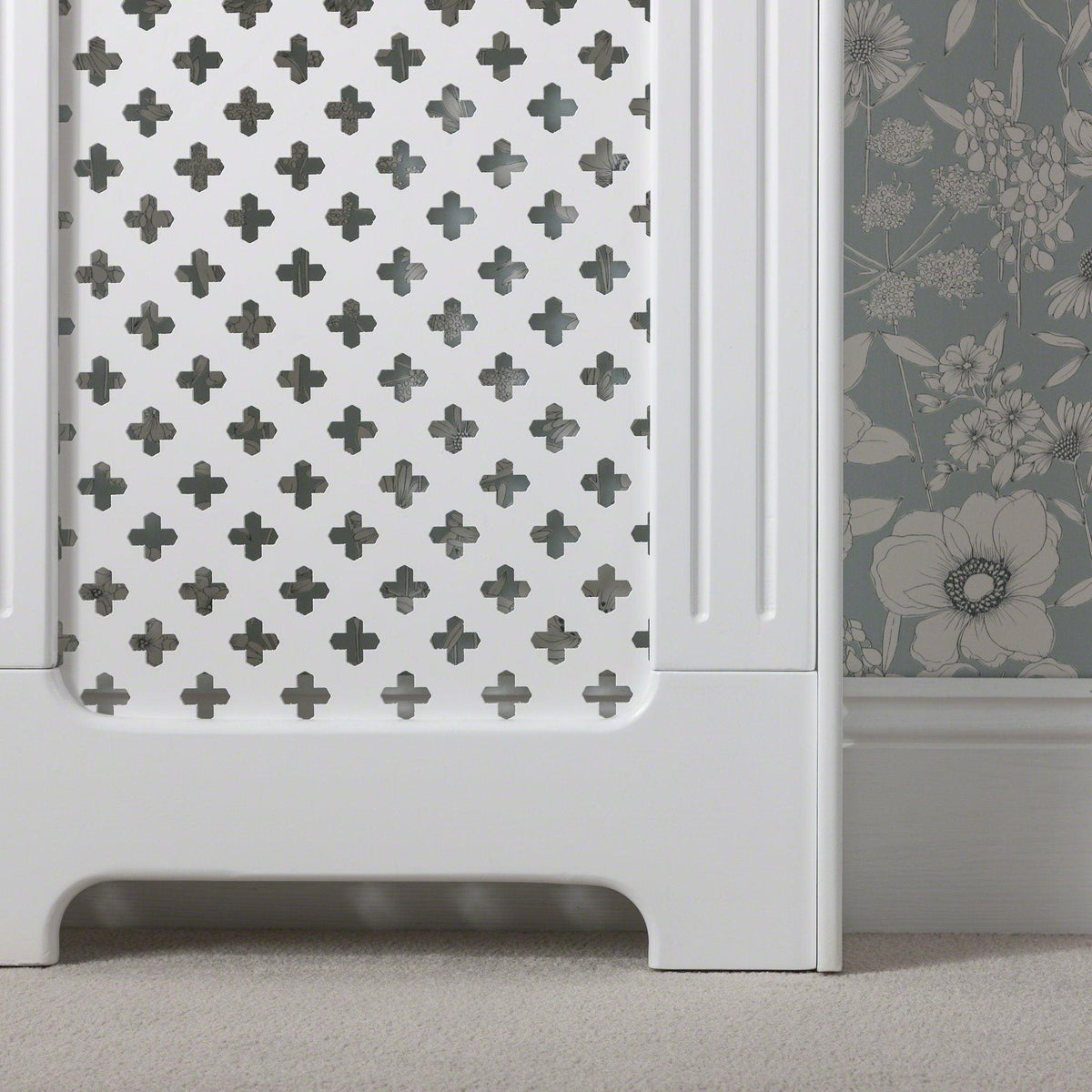 Edith Radiator Cover - White - Small