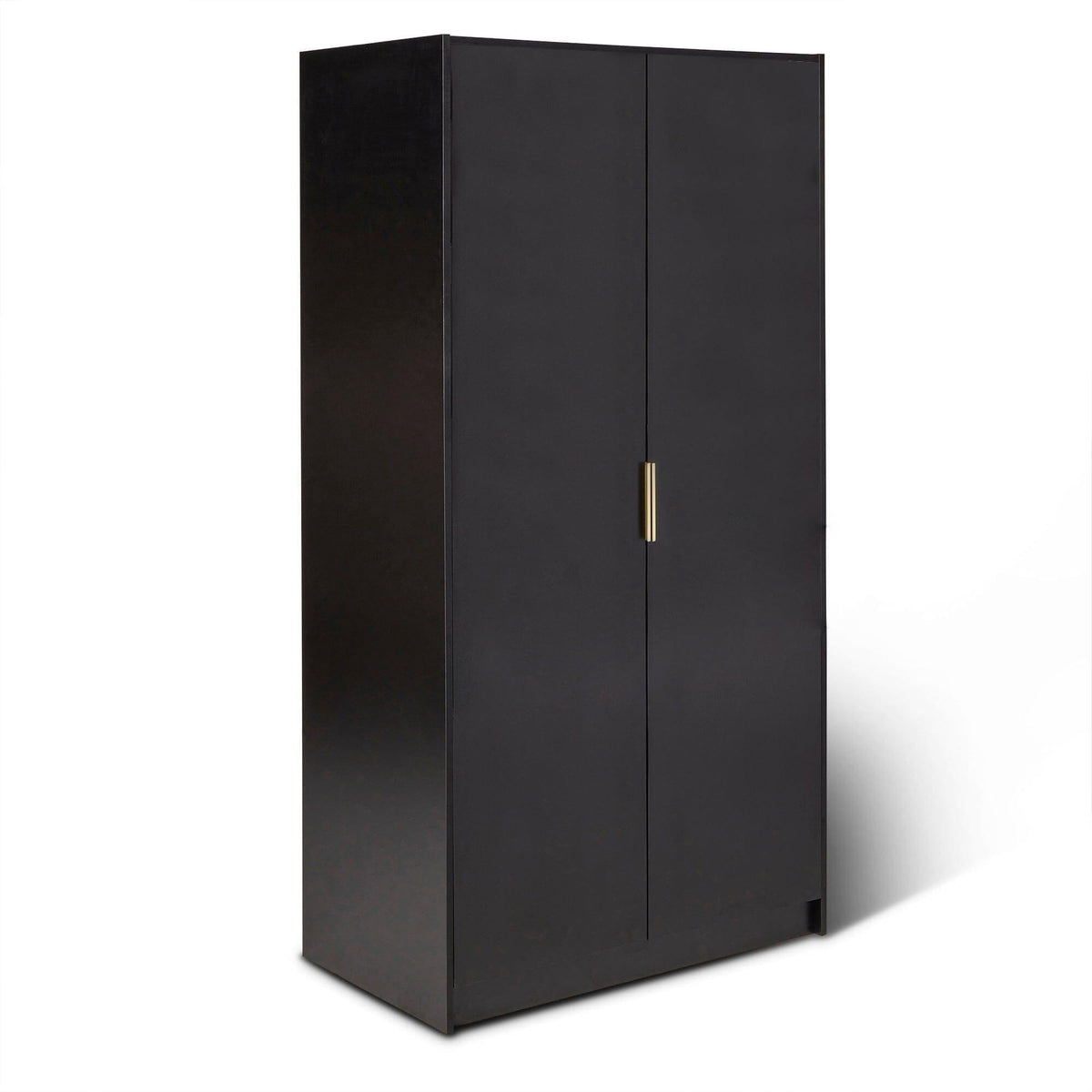 Essie 3 Piece Bedroom Set - 5 Chest of Drawers - Pitch Black