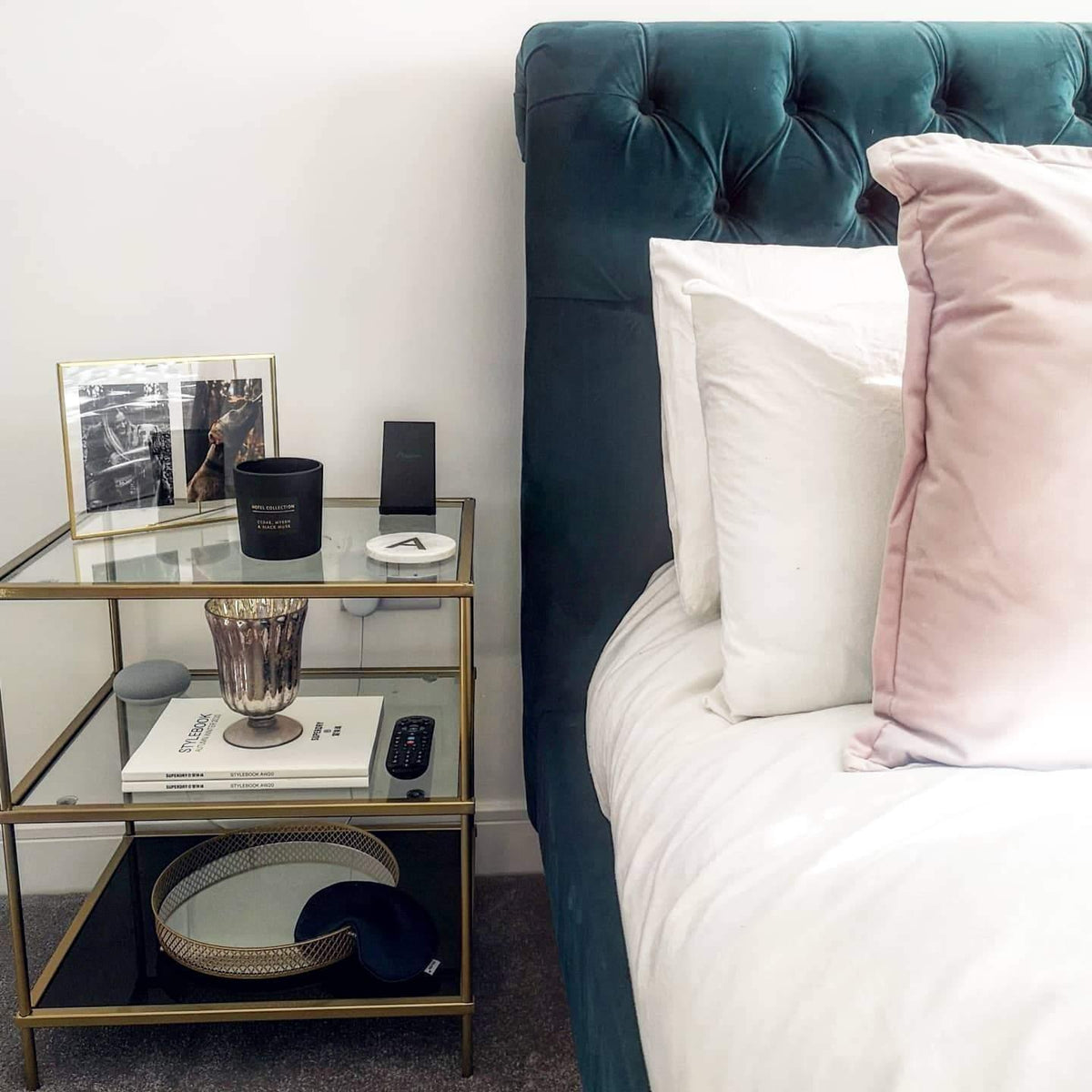Evelyn Gold Side Table