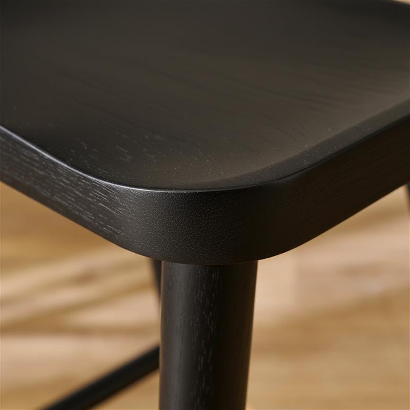 Silvester Black Bar Stool